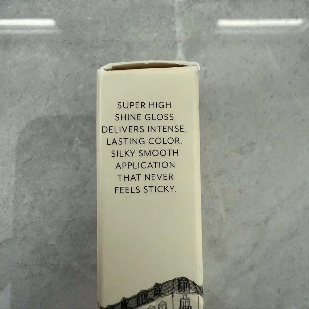 Cargo Cosmetics Essential Lip Gloss Prague Deep Red Super High Shine Makeup